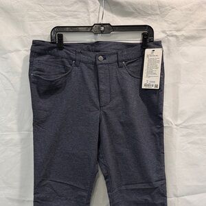NWT Lululemon Men’s ABC Pants Slim Fit Heather Navy Blue 34x34